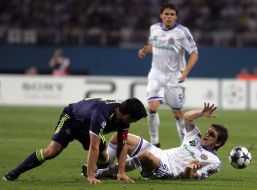 Ognen Vukoevich, Goran Popov and Luis Suarez