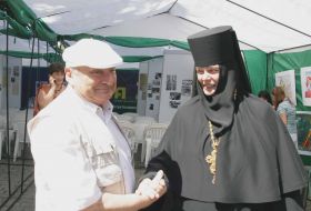 Mihail Zhvanetskiy and the Mother Superior Seraphim
