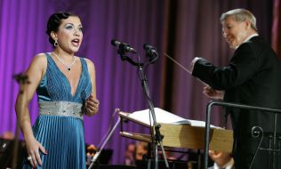 Петер Фальк и Наталия Ковалева