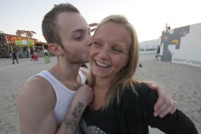 Participant of the festival ”Kazantip”