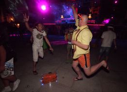 Participant of the festival ”Kazantip”