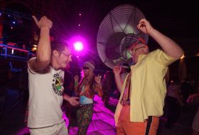 Participant of the festival ”Kazantip”