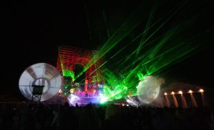 Participant of the festival ”Kazantip”