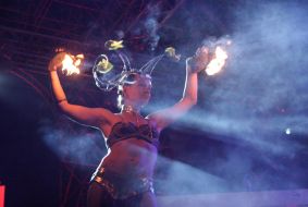 Participant of the festival ”Kazantip”