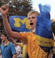 FC Metalist during a protest