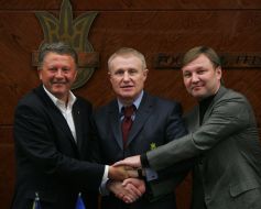 Miron Markevich, Grigory Surkis and Yury Kalitvintsev