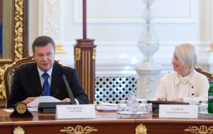 Віктор Янукович та Ганна Герман