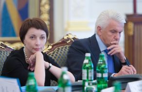 Олена Лукаш та Володимир Литвин