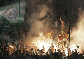 FC «Karpaty» (Lvov, Ukraine) fans