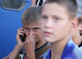 Russian children came to rest in Odessa