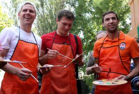 Томаш Хюбшман, Андрій П’ятов і Даріо Срна