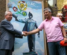 Олександр Лук’янченко і Мірча Луческу