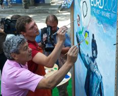 Мірча Луческу і Андрій П’ятов