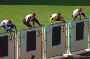 Участники Чемпионата мира по пожарно-спасательному спорту