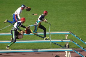 Участники Чемпионата мира по пожарно-спасательному спорту