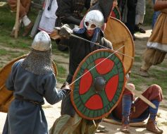 Participants of the festival ”Bylinas of ancient Kiev”