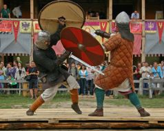 Participants of the festival ”Bylinas of ancient Kiev”