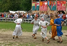 Participants of the festival ”Bylinas of ancient Kiev”