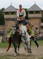 Participants of the festival ”Bylinas of ancient Kiev”