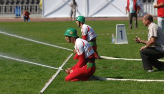 Участники Чемпионата мира по пожарно-спасательному спорту