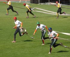 Участники Чемпионата мира по пожарно-спасательному спорту