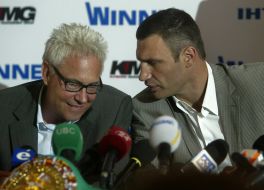 Vitaly Klichko and Bernd Boente