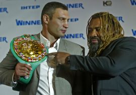 Vitaly Klichko and Shannon Briggs