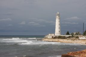 Lighthouse on the cape of Tarkhankut