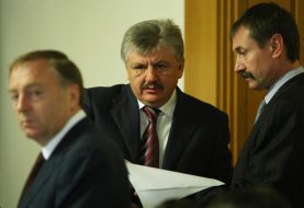 Aleksandr Lavrinovich, Vladimir Sivkovich and Mikhail Papiev