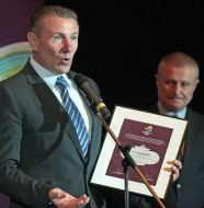 Sergey Bubka and Grigoriy Surkis