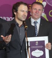 Svyatoslav Vakarchuk and Sergry Bubka