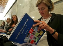 Participant of lecture presentation «Aims of millennium development. Ukraine - 2010»