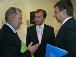 Sergey Ryzhenko, Ravil Safiullin and Igor Pokanevich