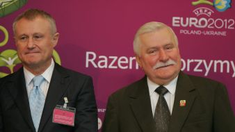 Grigoriy Surkis and Lech Walensa