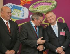 Grzegorz Lуato, Adam Olkovich and Grigoriy Surkis