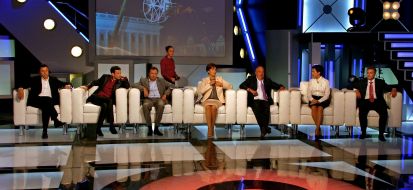 Alexander Tret’yakov, Vitaly Portnikov, Nickolai Knyazhytskyy, Marina Stavniychuk, Gennadyi Moskal’, Irina Vannikova and Nickolai Katerynchuk
