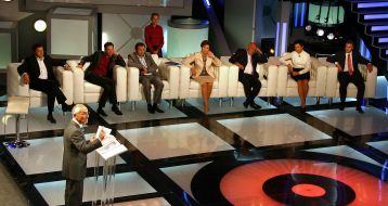Alexander Tret’yakov, Vitaly Portnikov, Nickolai Knyazhytskyy, Marina Stavniychuk, Gennadyi Moskal’, Irina Vannikova and Nickolai Katerynchuk