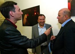 Vitaly Portnikov, Nickolai Knyazhytskyy and Mikhail Brodskiy