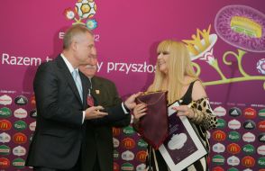 Grigoriy Surkis, Lech Walensa and Marylya Rodowicz