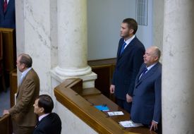 Viktor Yanukovich and Svyatoslav Piskun