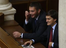 Viktor Yanukovich and Valeriy Pisarenko