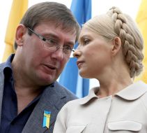 Yury Lutsenko and Yuliya Timoshenko