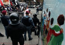 Участники марша «За украинский футбол!»