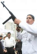 Hasidean with weapon