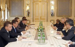 Viktor Yanukovich and William Burns