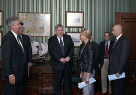 William Burns, John Tefft, Yulia Tymoshenko and Alexandr Turchinov