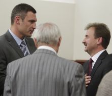 Vitaliy Klitschko and Alexandr Popov