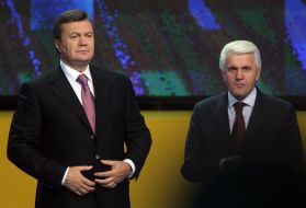 Viktor Yanukovich and Vladimir Litvin