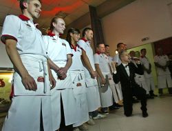 Participants of the International Bartenders Competition