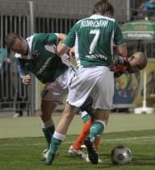 Pavel Kutas, Yevgeny Lozinsky and de Souza Douglas Costa